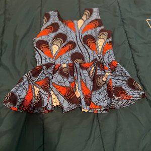African blouse print